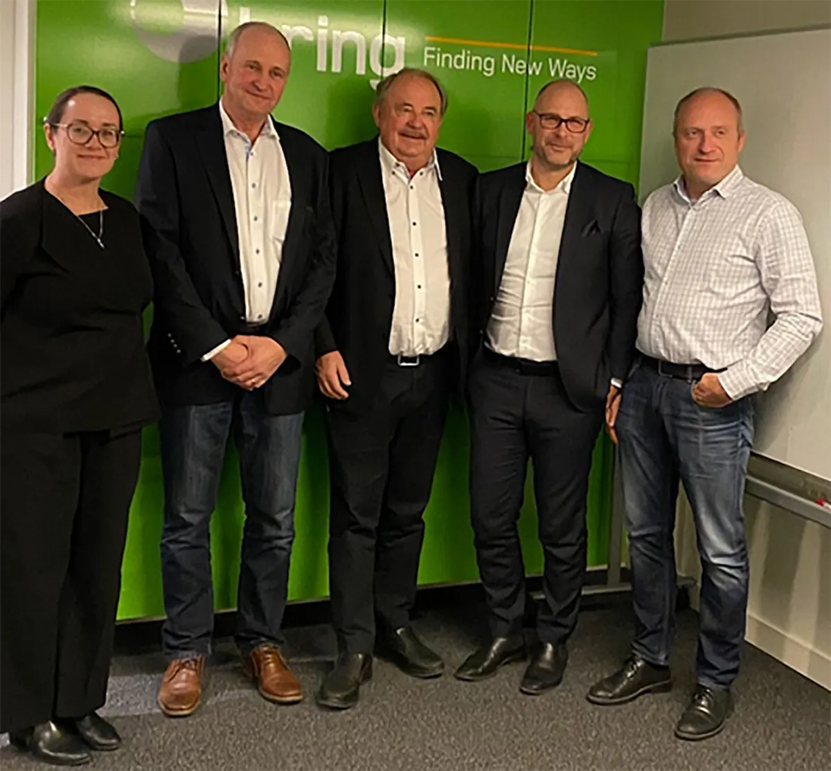 Foto från vänster: Ida Åsberg- Kilenkrysset, Per Karlsson – Bring, <br>Jan Persson- Kilenkrysset,Peter Haveneth- Bring och Ove Nilsson- Kilenkrysset