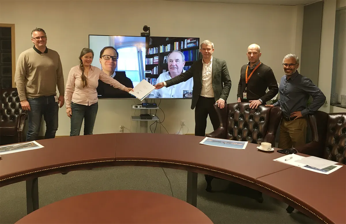 Foto från vänster: Per Heikman Kilenkrysset, Matilda Pettersson Kilenkrysset, Andreas Lenander Kilenkrysset, Jan Persson Kilenkrysset, Torbjörn Norée IDEMIA, Lars Larson IDEMIA och Andreas Bände IDEMIA.